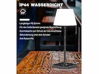 4 x led jammin oplaadbare tafellampen zwart/wit - afbeelding 7 van  9