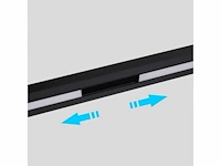 4 x led lineaire spot voor magnetische rail – 48v – 15w – 4000k neutraal wit – mora - afbeelding 4 van  5