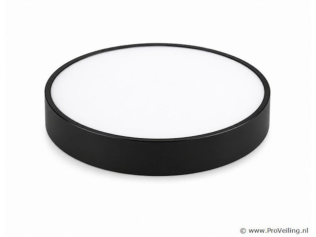 4 x led plafondlamp 32w – 3cct verstelbaar - zwart – ip20 – hazel-32 3cct - afbeelding 2 van  5