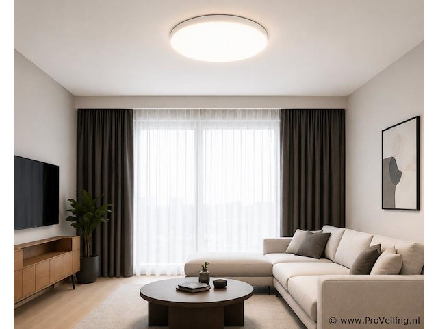 4 x led plafondlamp 40w – 3cct verstelbaar - wit – ip20 – hazel-40 3cct - afbeelding 3 van  5