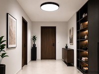 4 x led plafondlamp 40w – 3cct verstelbaar - zwart – ip20 – hazel-40 3cct - afbeelding 1 van  5