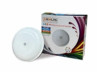 4 x led plafondlamp met sensor – rond – 20w – 6500k koud wit - afbeelding 4 van  4
