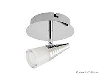 4 x led plafondspot 5w – 4000k neutraal wit – zilver – di02 - afbeelding 2 van  4