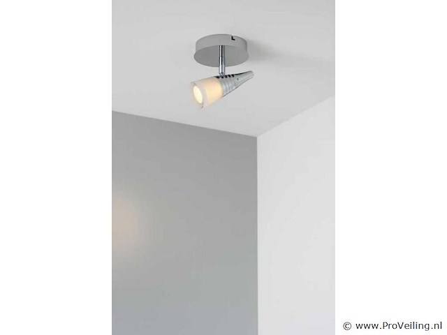4 x led plafondspot 5w – 4000k neutraal wit – zilver – di02 - afbeelding 3 van  4