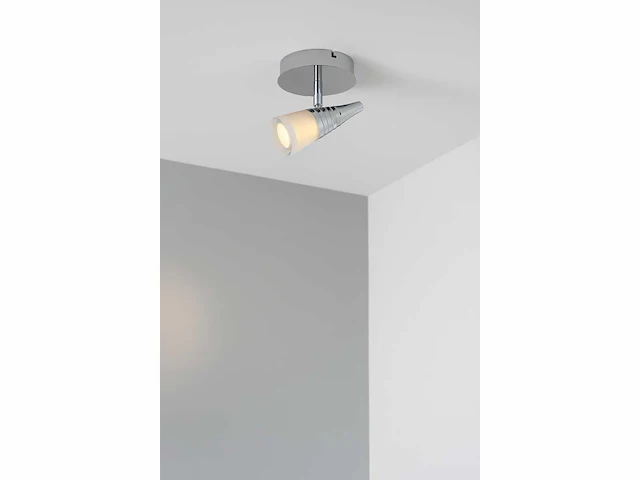 4 x led plafondspot 5w – 4000k neutraal wit – zilver – di02 - afbeelding 3 van  4