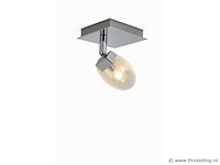 4 x led plafondspot 5w – 4000k neutraal wit – zilver – hl7161l - afbeelding 2 van  4