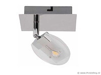 4 x led plafondspot 5w – 4000k neutraal wit – zilver – hl7161l - afbeelding 4 van  4