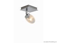 4 x led plafondspot 5w – 4000k neutraal wit – zilver – hl7161l - afbeelding 2 van  4