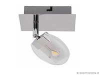 4 x led plafondspot 5w – 4000k neutraal wit – zilver – hl7161l - afbeelding 4 van  4