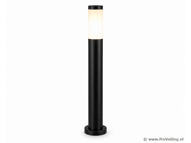 4 x led tuinlamp – e27 – ip44 – zwart – 80cm – buitenverlichting – kavak-5 - afbeelding 2 van  5