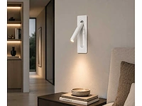 4 x led wandlamp 3w – 4200k neutraal wit - wit – ip20 – belek