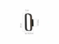 4 x luce ambiente design led moka wandlampen - afbeelding 5 van  6