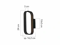 4 x luce ambiente design led moka wandlampen - afbeelding 2 van  5