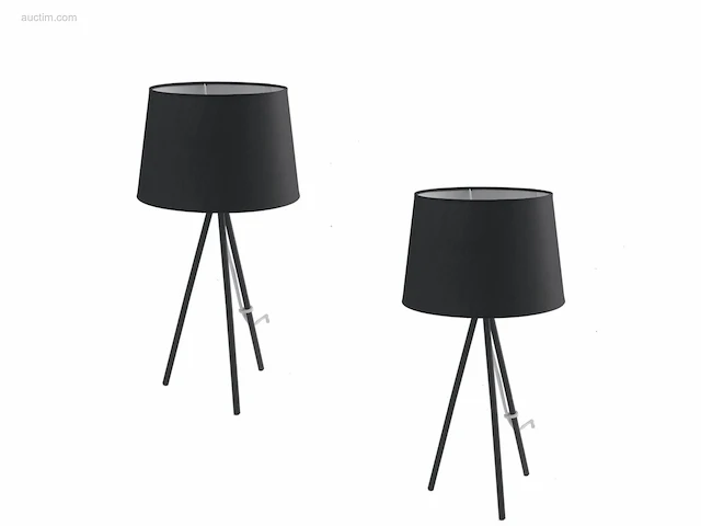 4 x marilyn italiaanse tafellampen zwart - afbeelding 2 van  5
