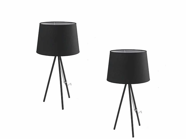 4 x marilyn italiaanse vloerlampen zwart - afbeelding 3 van  6