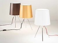4 x marley italiaanse design lampen goud