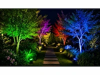 4 x rgb led floodlight 50w - zwart – ip65 – remix-50 - afbeelding 4 van  5