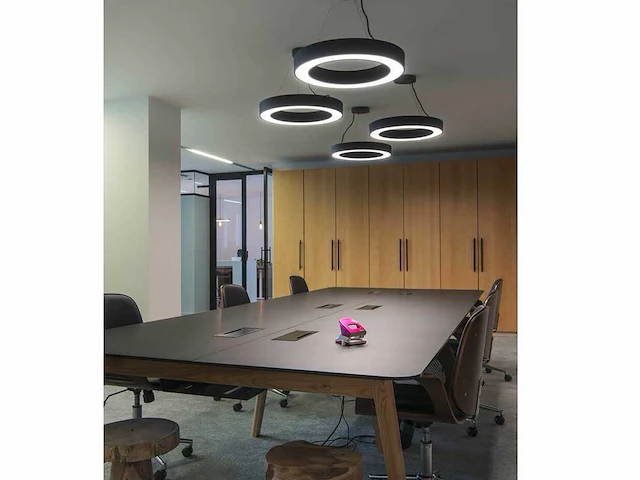 4 x solo arena 54 led pendellamp zwart - afbeelding 9 van  9