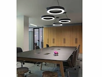 4 x solo arena 54 led pendellamp zwart - afbeelding 5 van  9
