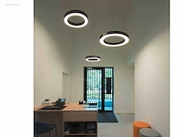 4 x solo arena 60 led pendellamp zwart - afbeelding 7 van  9