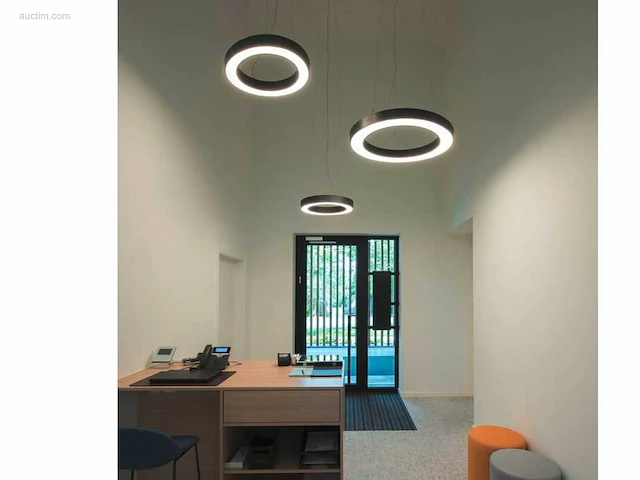 4 x solo arena 60 led pendellamp zwart - afbeelding 7 van  9