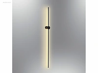 4 x solo baston led wandlamp zwart - afbeelding 5 van  9