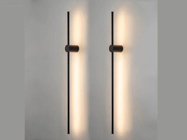 4 x solo baston led wandlamp zwart - afbeelding 1 van  9
