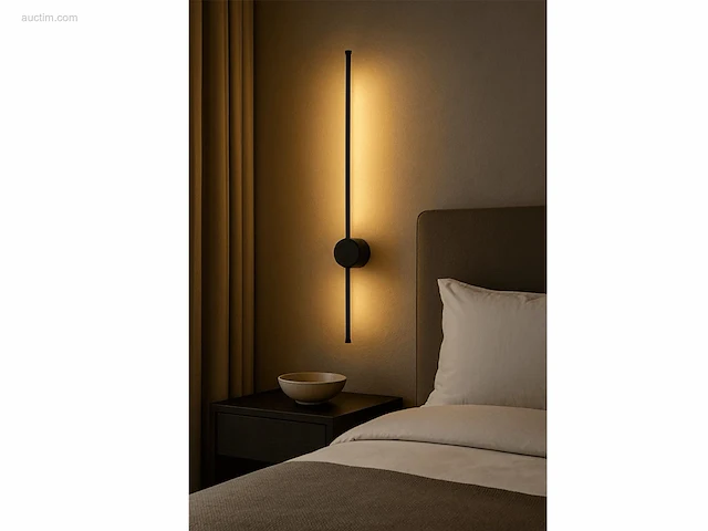 4 x solo baston led wandlamp zwart - afbeelding 8 van  9