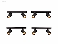 4 x solo focus plafond 2.0 armatuur zwart