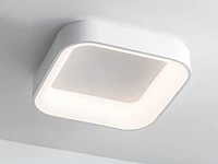 4 x solo squared led plafond lamp wit