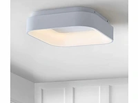 4 x solo squared led plafond lamp wit - afbeelding 4 van  5