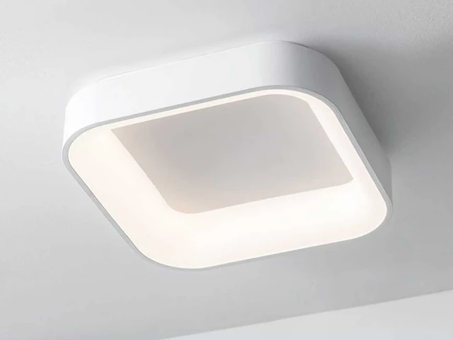 4 x solo squared led plafond lamp wit - afbeelding 5 van  5