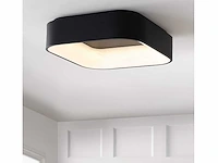 4 x solo squared led plafond lamp zwart - afbeelding 2 van  6