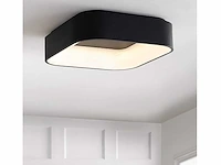 4 x solo squared led plafond lamp zwart - afbeelding 5 van  6
