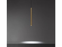 4 x solo tube slim design hanglamp goud - afbeelding 3 van  5