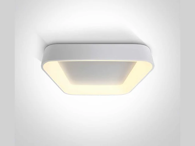 4 x squared plafond lamp wit - afbeelding 5 van  6