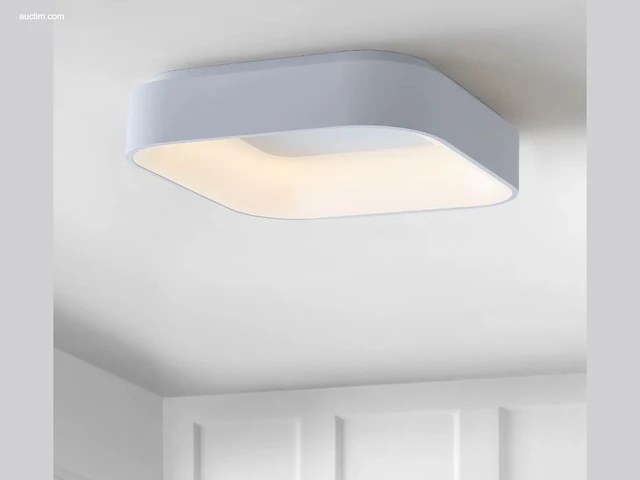 4 x squared plafond lamp wit - afbeelding 2 van  5