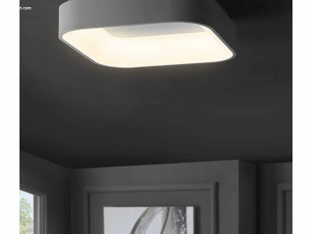 4 x squared plafond lamp wit - afbeelding 3 van  5