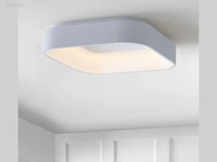 4 x squared plafond lamp wit - afbeelding 2 van  7