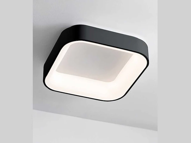 4 x squared plafond lamp zwart - afbeelding 6 van  6