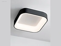 4 x squared plafond lamp zwart - afbeelding 7 van  7