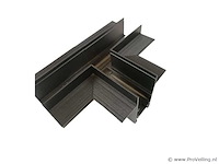 4 x t-connector voor inbouw magnetische rail – 48v – horizontaal - afbeelding 1 van  4
