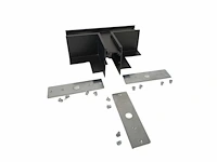 4 x t-connector voor inbouw magnetische rail – 48v – horizontaal