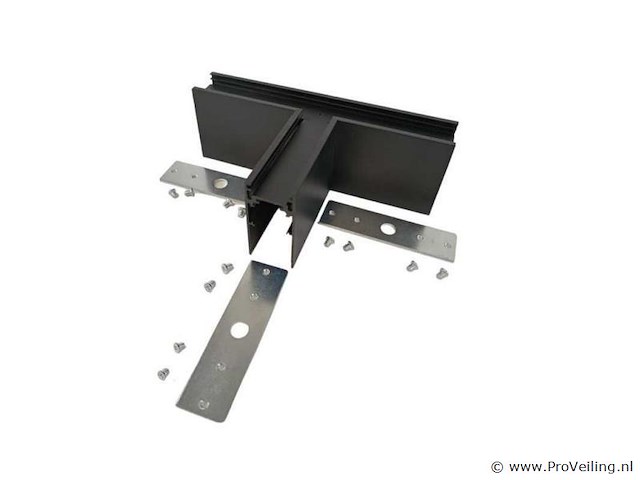 4 x t-connector voor opbouw magnetische rail – 48v – horizontaal - afbeelding 3 van  4