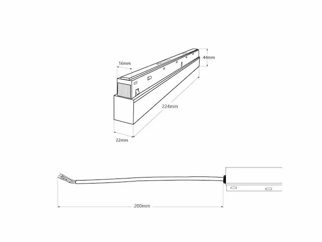 4 x transformator voor magnetische rail – 48v – 100w – zwart - afbeelding 5 van  5