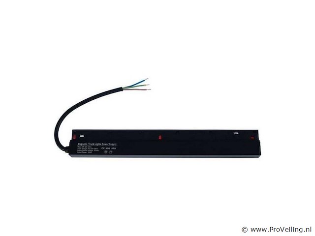 4 x transformator voor magnetische rail – 48v – 200w – zwart - afbeelding 2 van  5
