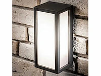 4 x vast opaal buiten wandlamp zwart - afbeelding 8 van  8