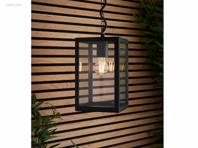 4 x venezia buiten hanglamp zwart - afbeelding 1 van  5