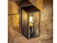 4 x venezia buiten wandlamp zwart - afbeelding 4 van  7