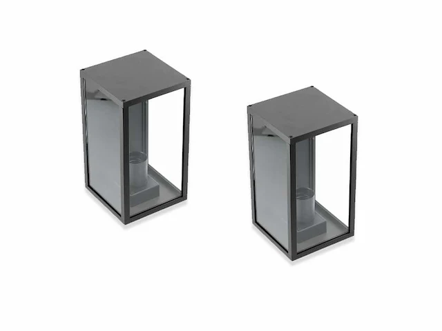 4 x venezia buiten wandlamp zwart - afbeelding 6 van  6